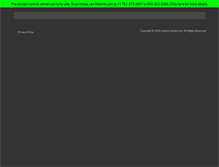 Tablet Screenshot of control-center.com